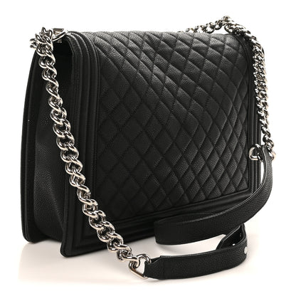 Chanel Caviar Quilted Large Boy Flap Black 3 of 10
