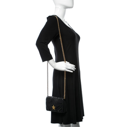 Stella McCartney Alter Nappa Star Small Flap Shoulder Bag Black 2 of 9
