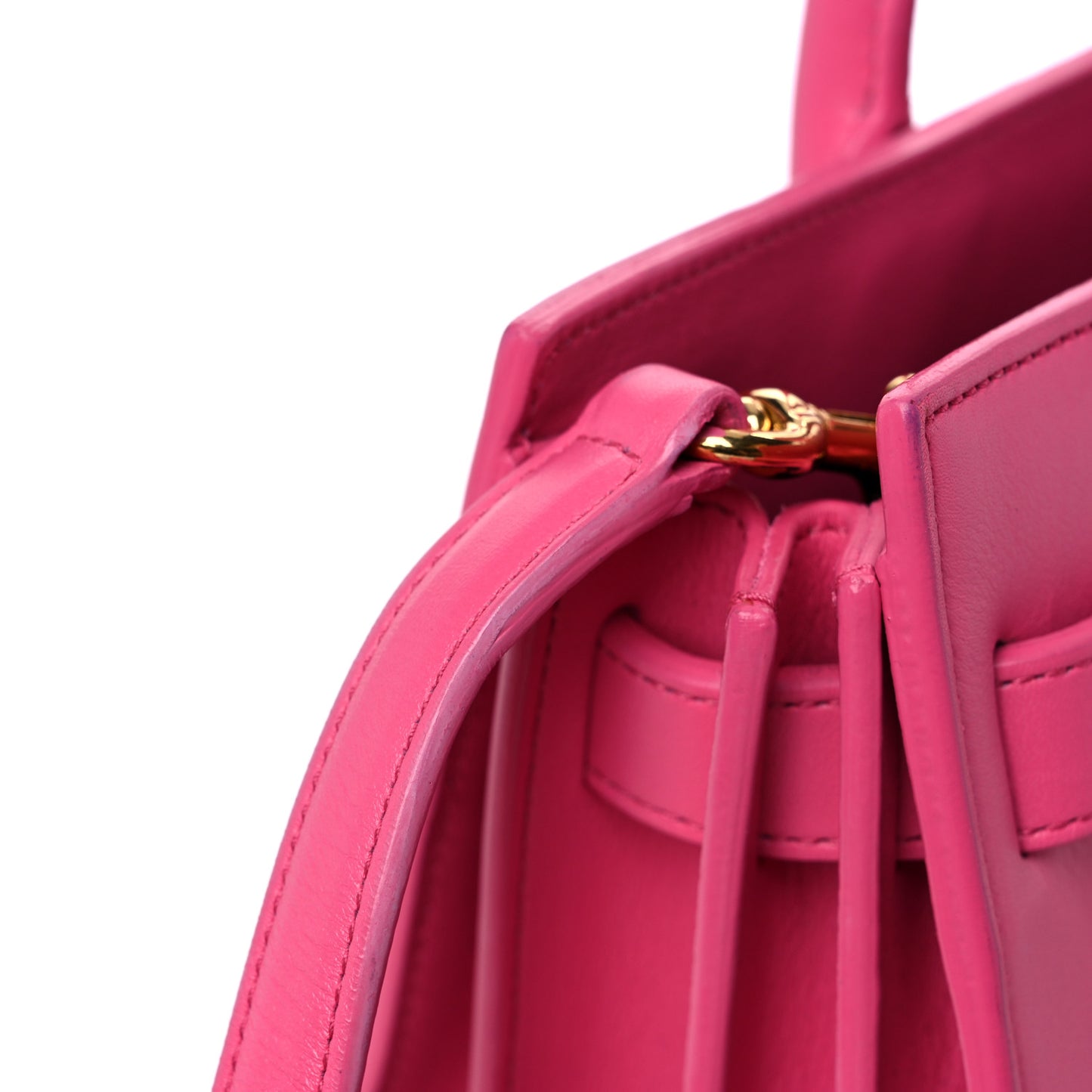 Calfskin Nano Sac De Jour Lipstick Fuchsia
