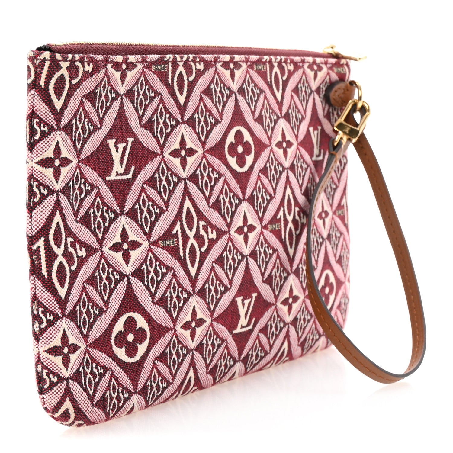 Louis Vuitton Jacquard Since 1854 Neverfull MM GM Pochette Bordeaux 3 of 6