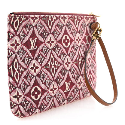 Louis Vuitton Jacquard Since 1854 Neverfull MM GM Pochette Bordeaux 3 of 6