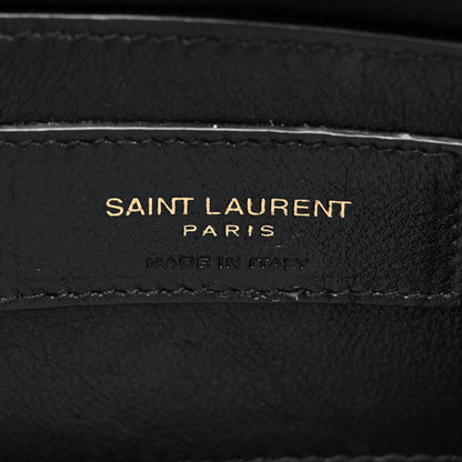 Saint Laurent Sheepskin Matelasse Chevron Monogram Medium College Bag Crema Soft 7 of 14