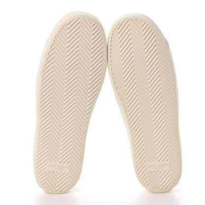 Saint Laurent Calfskin Court Classic Sneakers 40 Off White 5 of 8