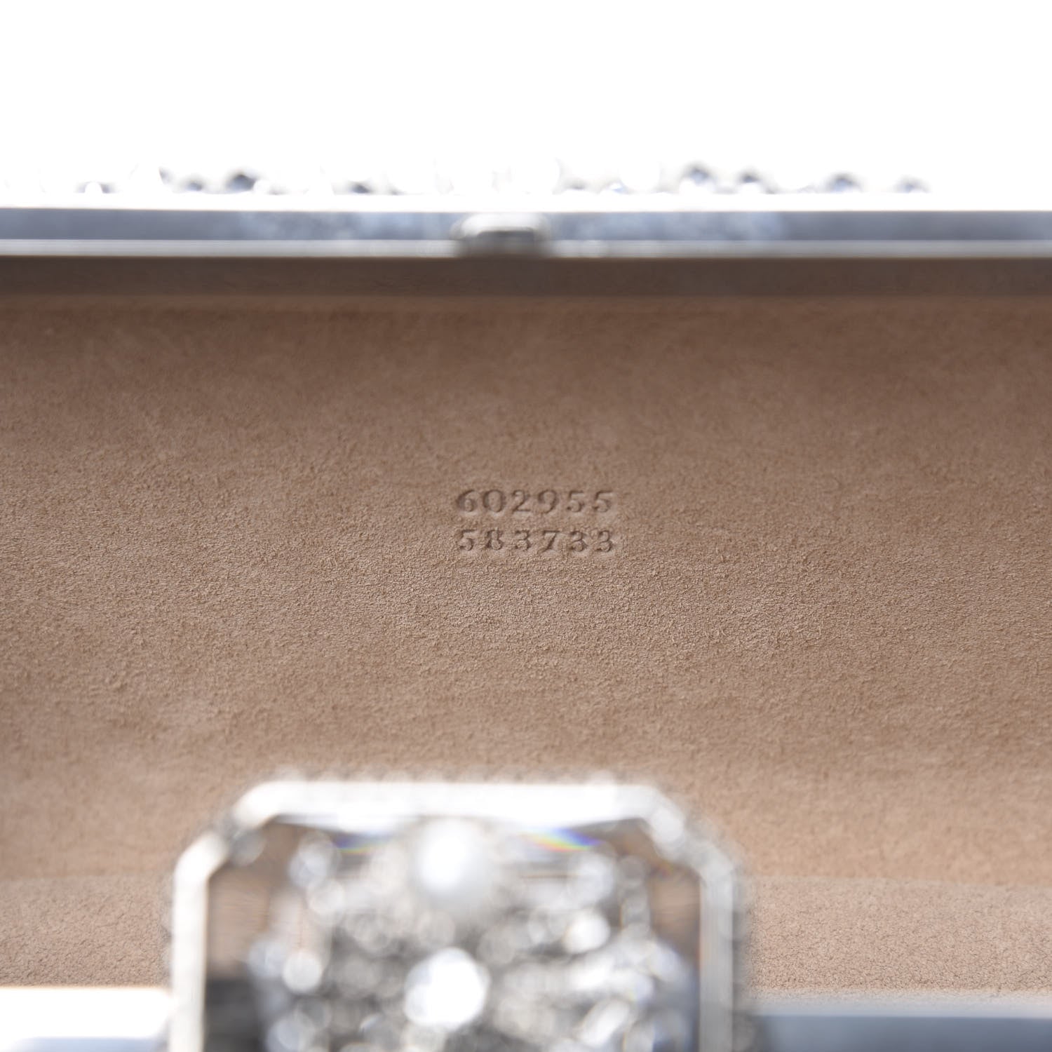 Alexander McQueen Crystal Spider Box Chain Clutch Silver 6 of 9