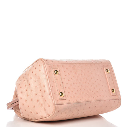 Louis Vuitton Ostrich Frame Speedy Pink 4 of 13