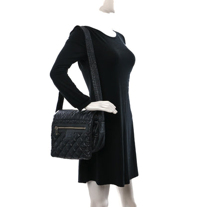 Chanel Nylon Small Coco Cocoon Messenger Bag Black 2 of 9