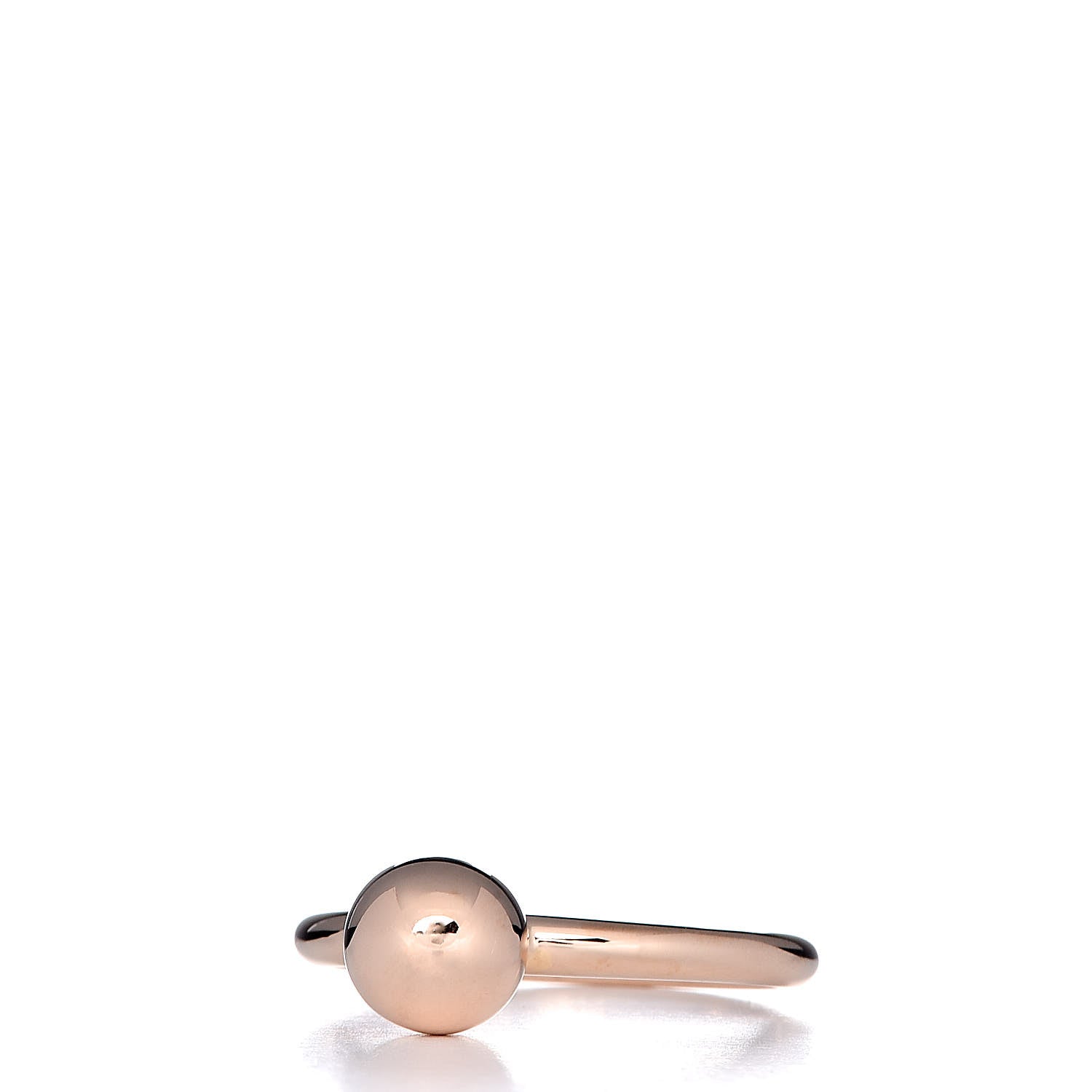 Tiffany 18K Rose Gold 8mm HardWear Ball Ring 57 8 3 of 6