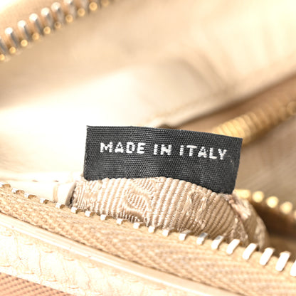 Prada Jacquard Logo Shoulder Bag Corda Cera 7 of 10