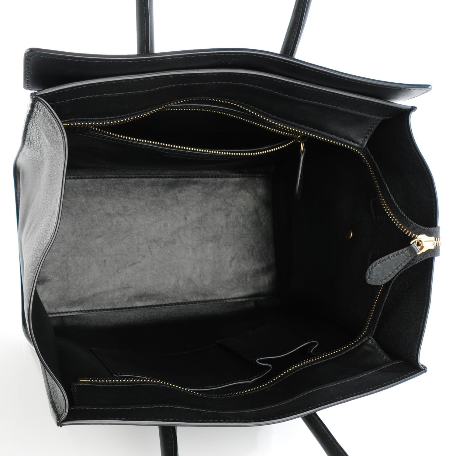 Celine Smooth Calfskin Mini Luggage Black 5 of 7