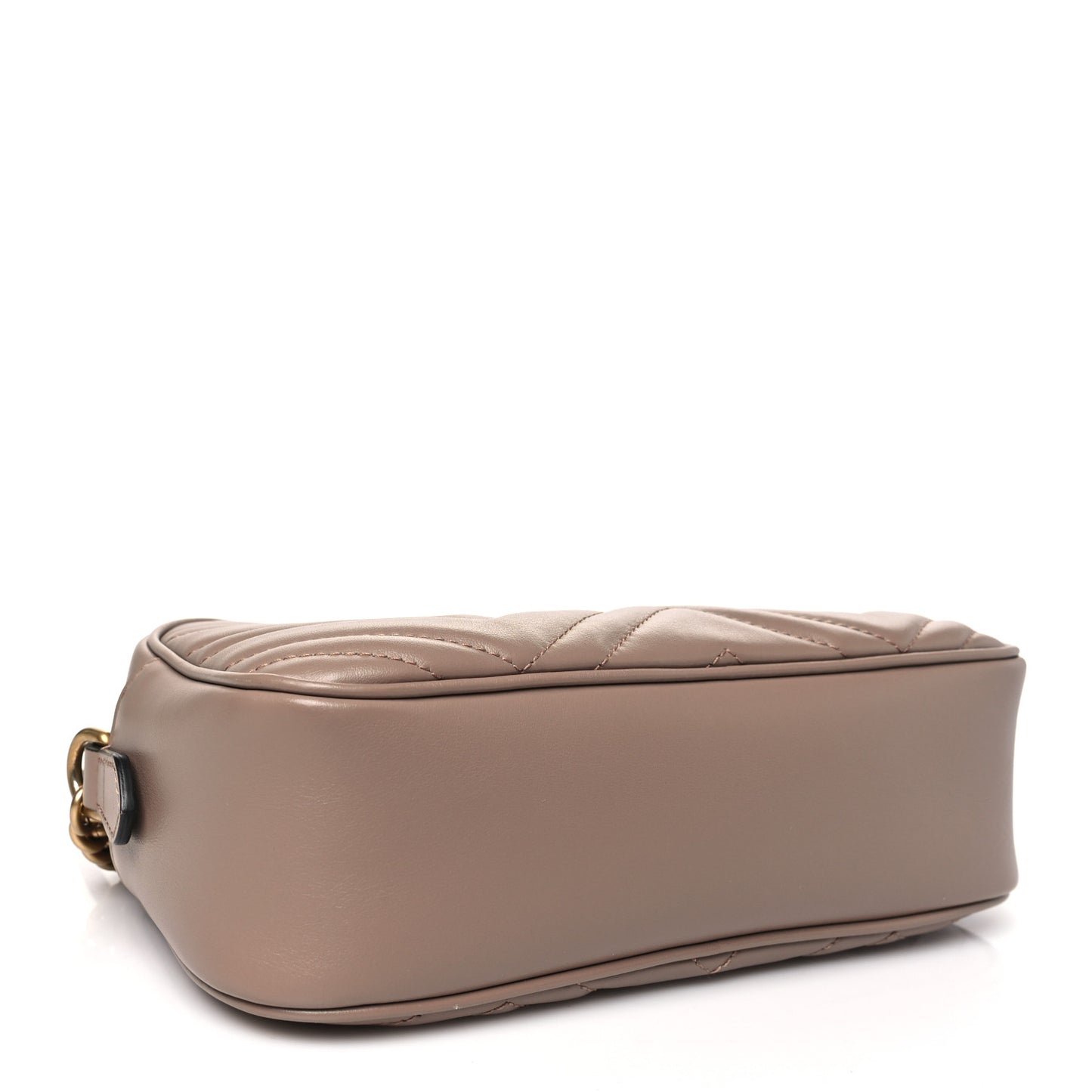 Calfskin Matelasse Small GG Marmont Chain Shoulder Bag Porcelain Rose