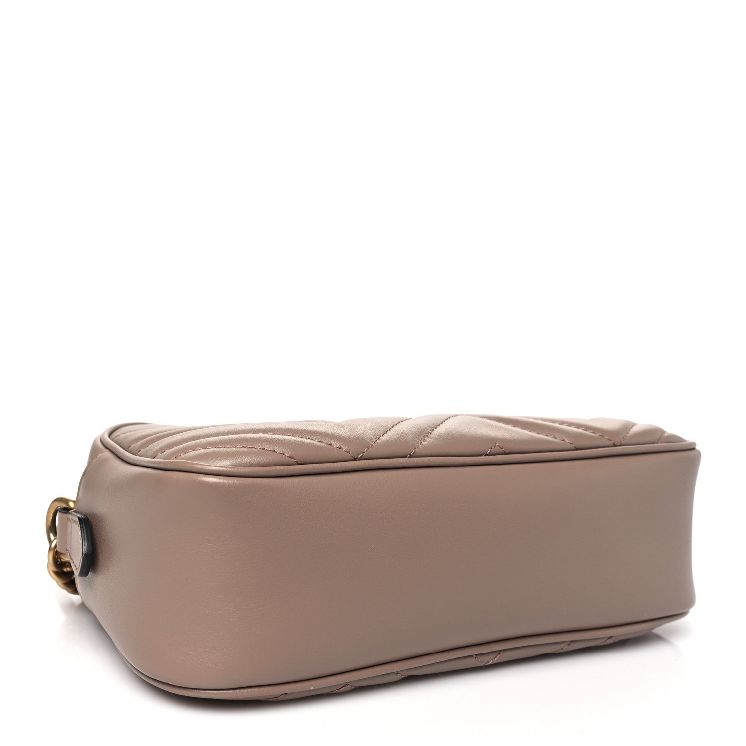 Gucci Calfskin Matelasse Small GG Marmont Chain Shoulder Bag Porcelain Rose 5 of 12