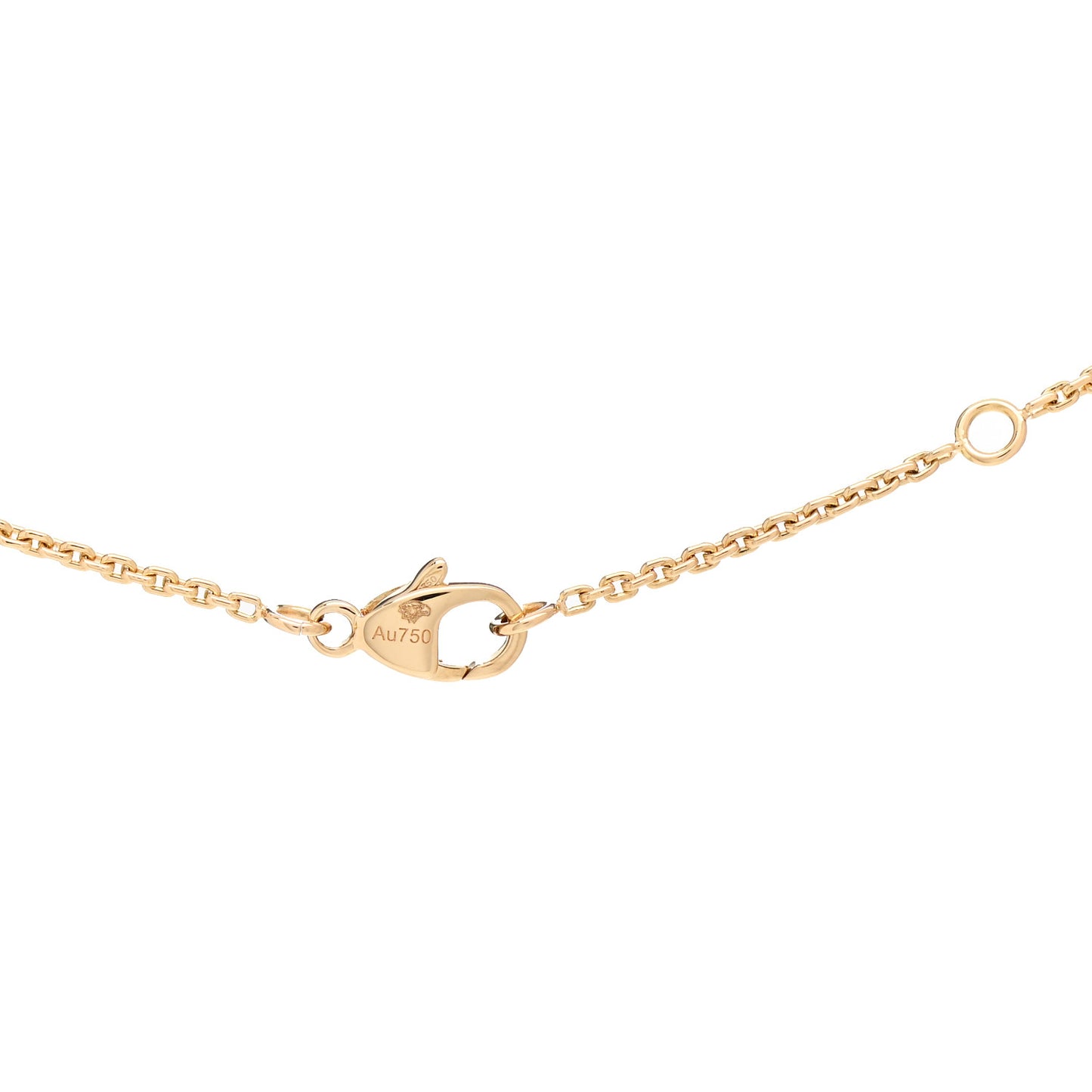 18K Yellow Gold Diamond Idylle Blossom LV Pendant Necklace