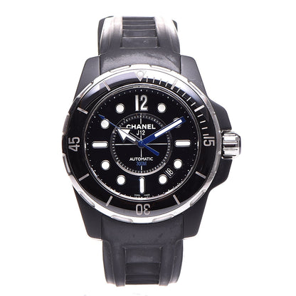 Chanel Stainless Steel Ceramic Rubber 41mm J12 Marine Automatic Watch Black 1 of 10