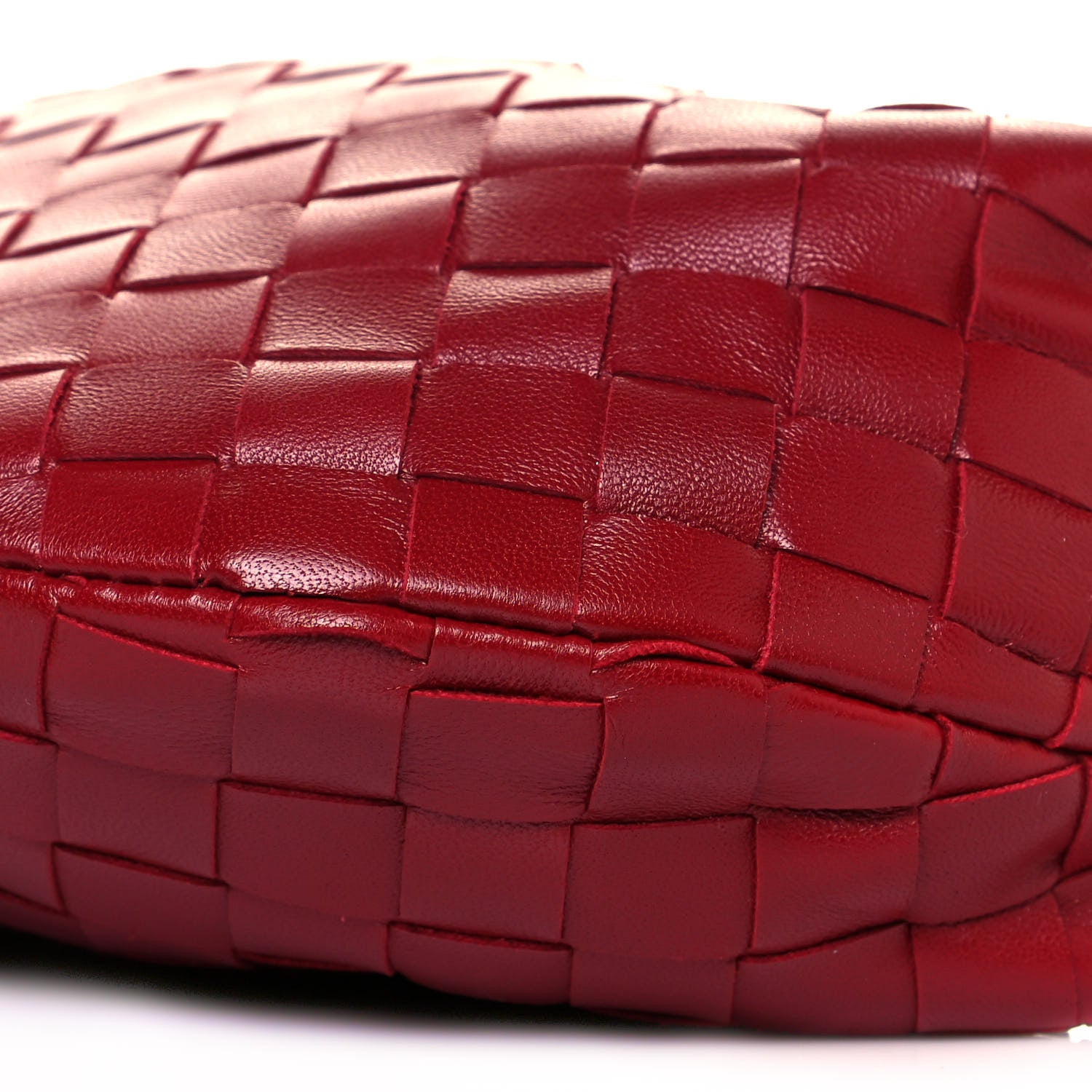 Bottega Veneta Nappa Intrecciato Mini Jodie Dark Red 9 of 9