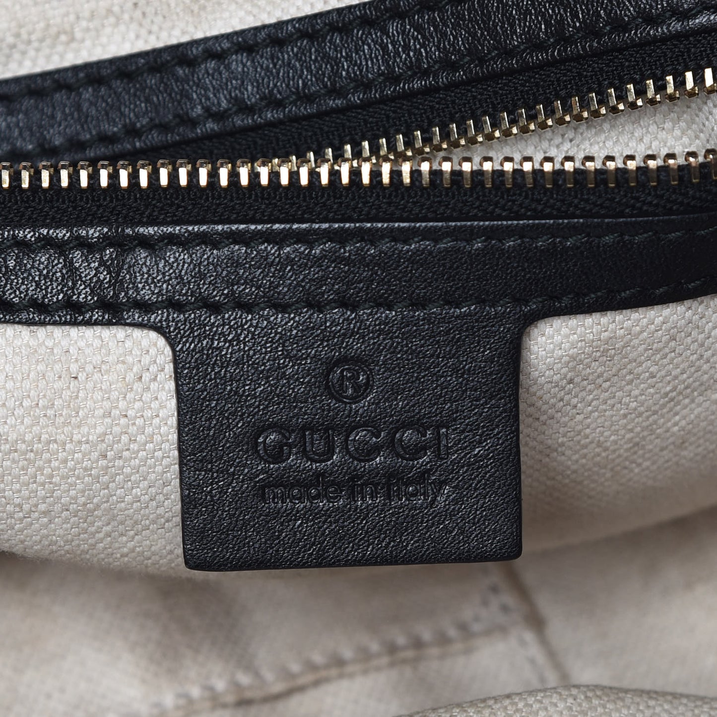 Guccissima Small Miss GG Hobo Black