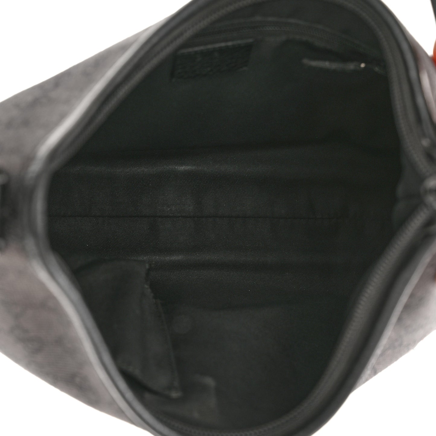 Denim Monogram Abbey D Ring Hobo Black