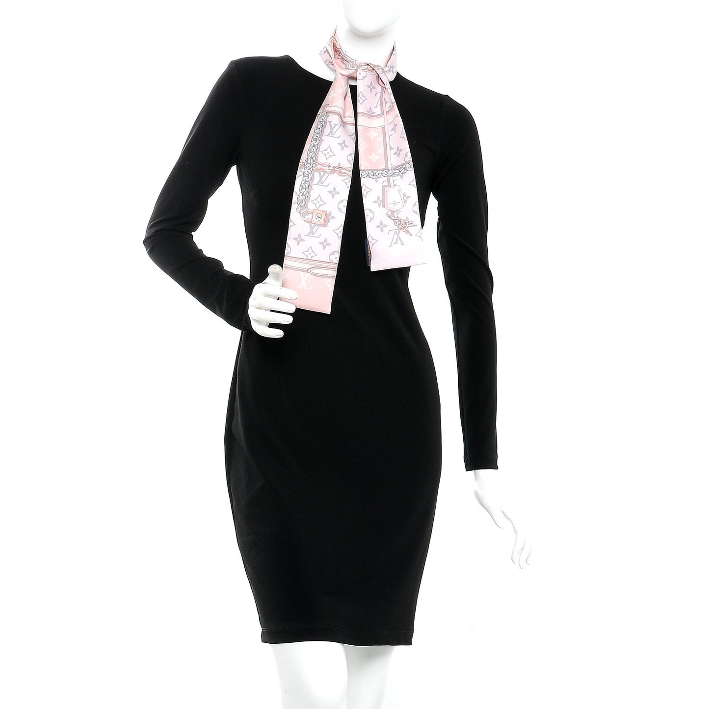 Silk Monogram Confidential Bandeau Light Pink