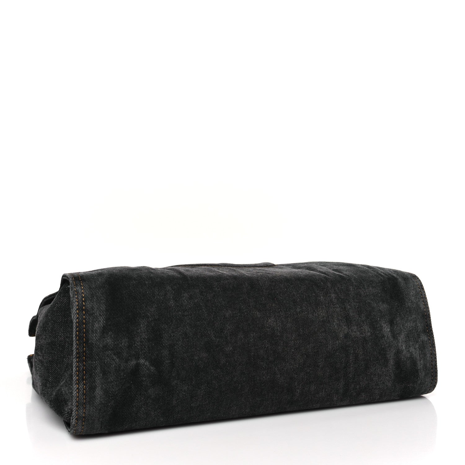 Telfar Denim Medium Shopping Bag Black 4 of 8