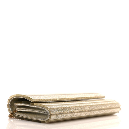 Jimmy Choo Acrylic Glitter Sweetie Clutch Champagne 3 of 7