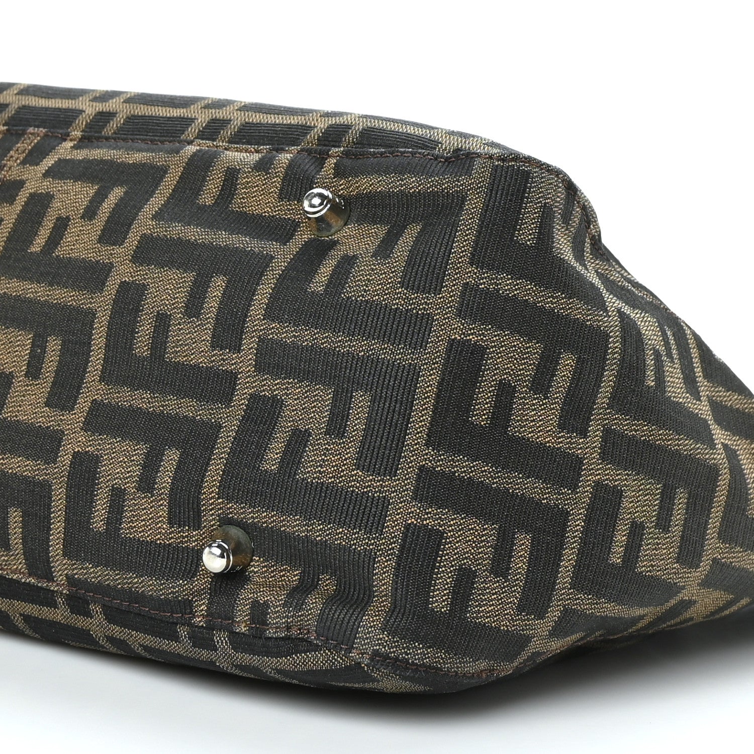 Fendi Zucca Top Handle Tote Tobacco 7 of 7