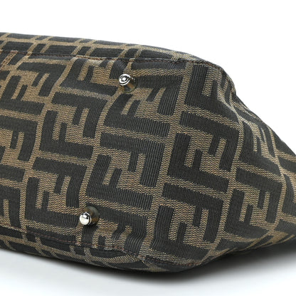 Fendi Zucca Top Handle Tote Tobacco 7 of 7