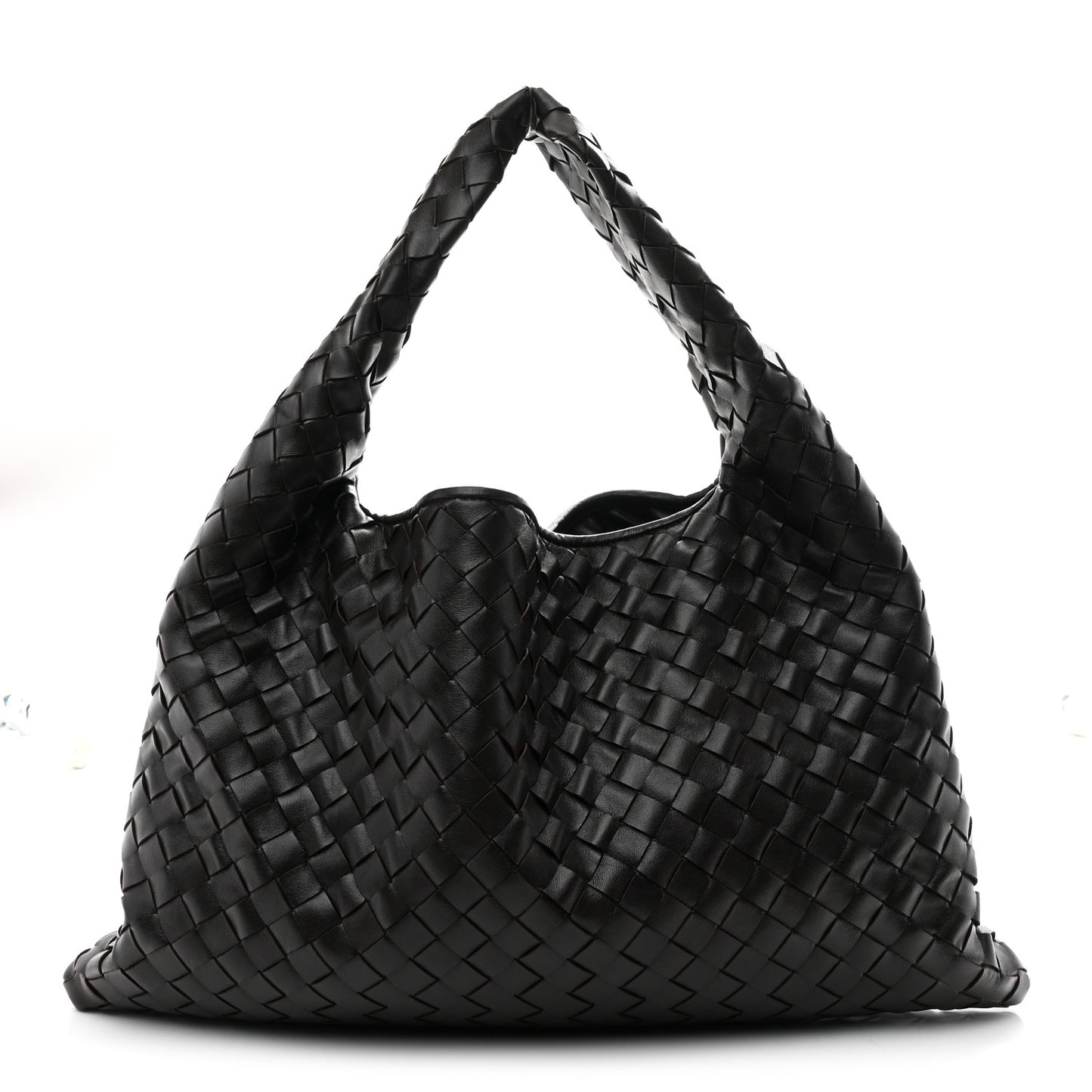 Calfskin Intrecciato Small Hop Fondant