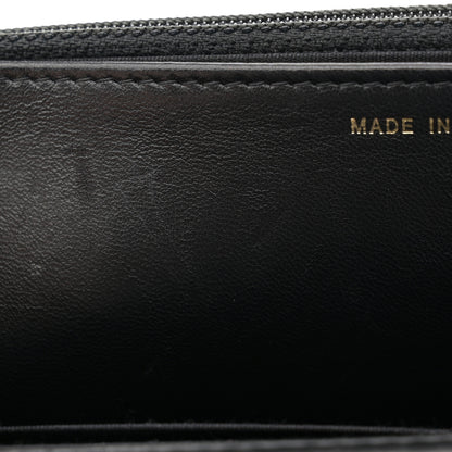 Chanel Lambskin Quilted Boy Wallet On Chain WOC Black 12 of 13