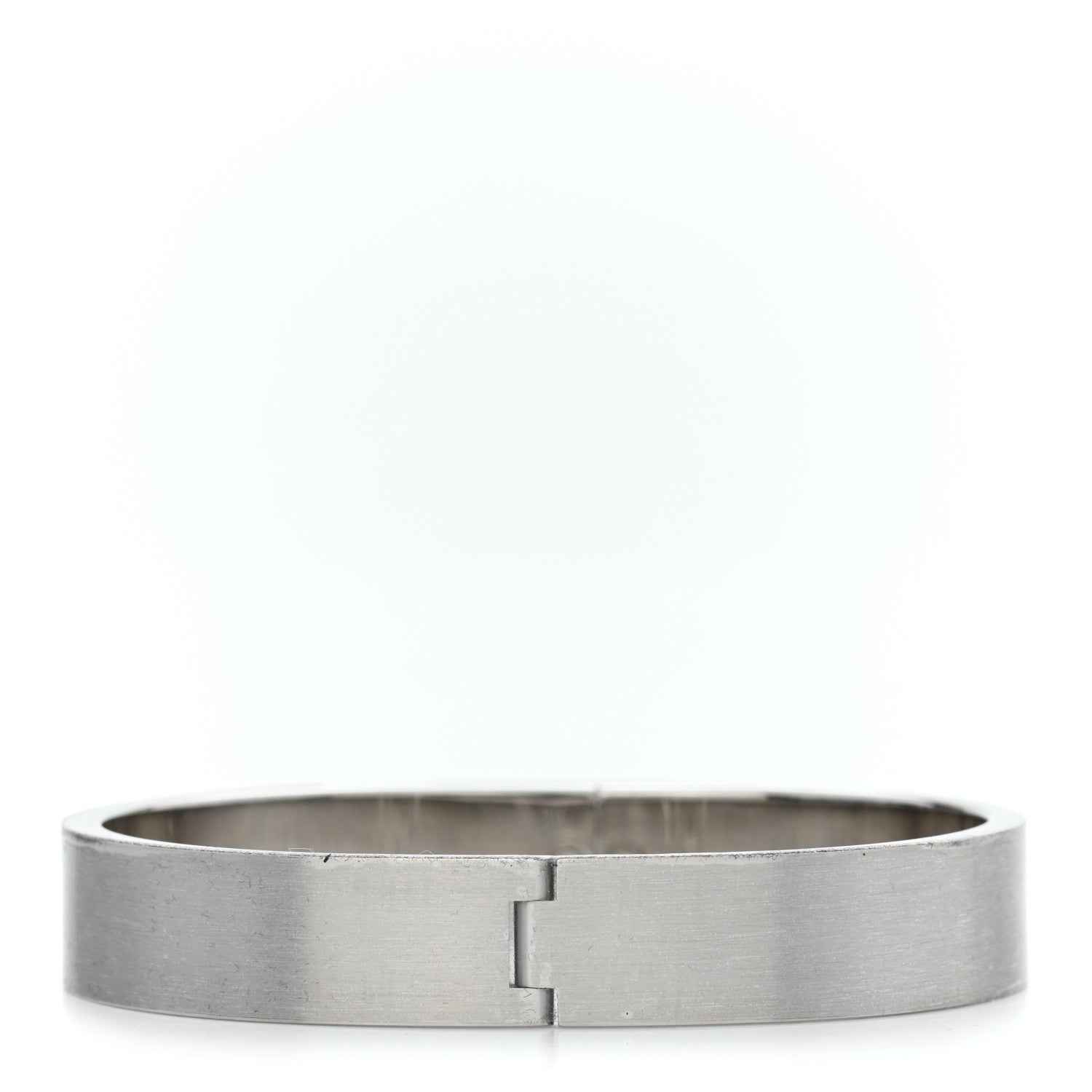 Hermes Brushed Paladium Jet Bracelet 3 of 5
