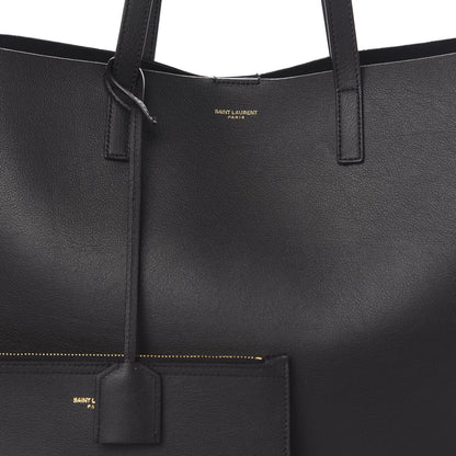 Saint Laurent Calfskin Large Shopping Tote Black 12 of 12