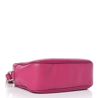 Gucci Pebbled Calfskin Small Soho Disco Bag Bright Bougainvillea 4 of 12