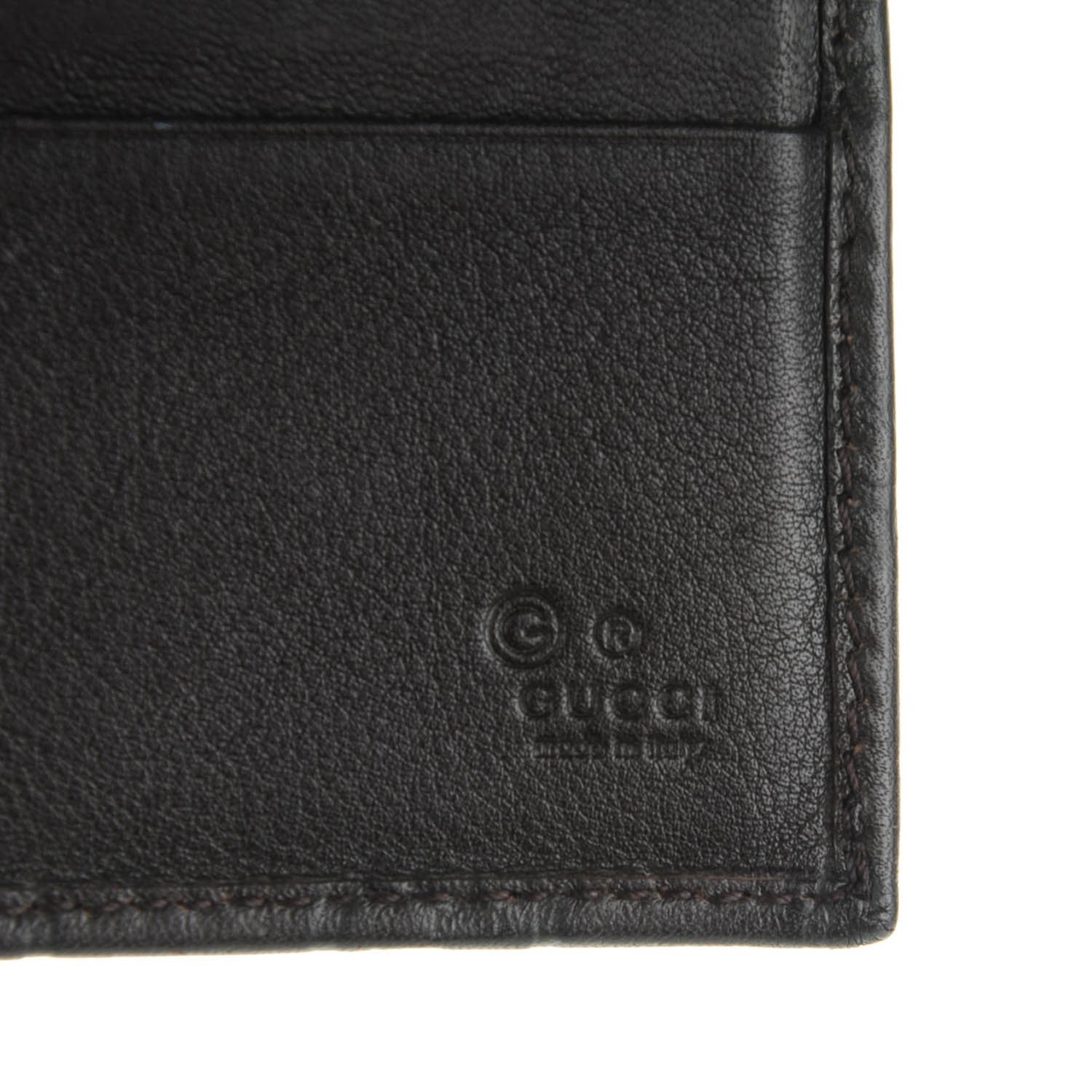 Gucci Guccissima Continental Flap Wallet Black 6 of 7