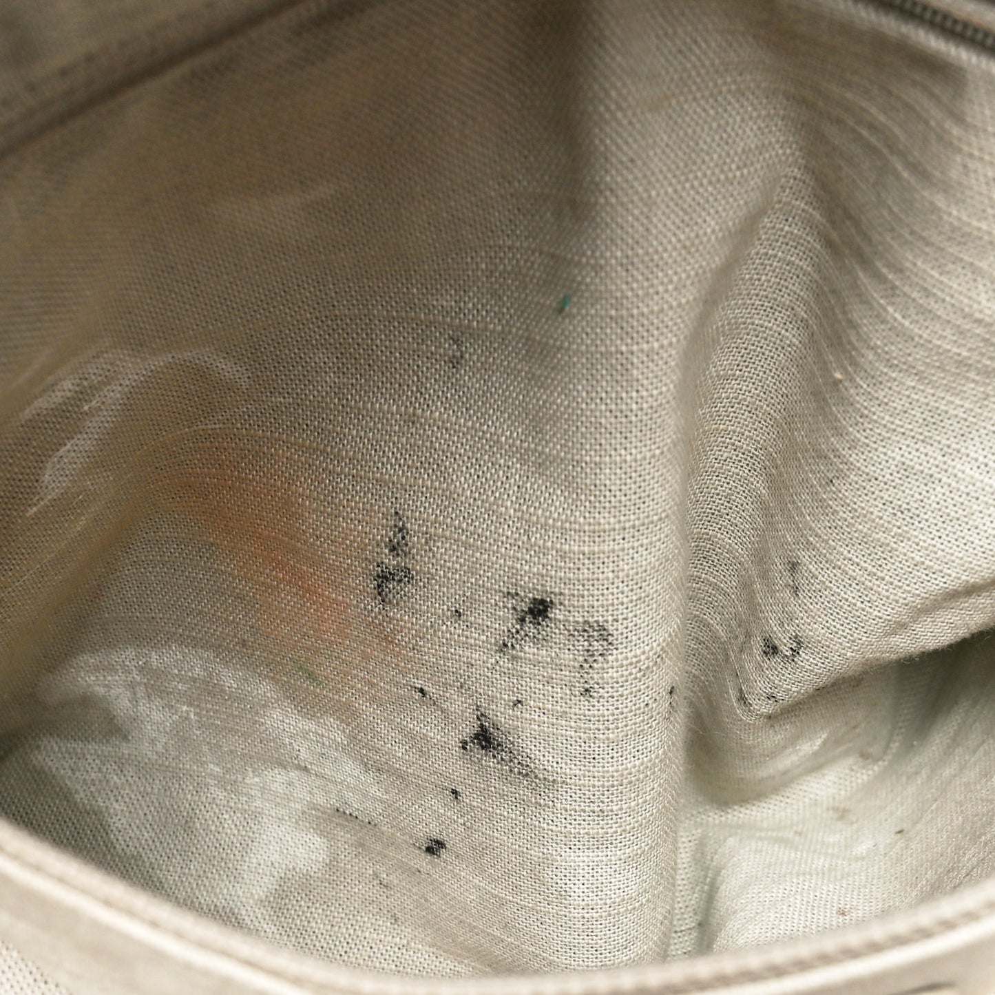 Metallic Calfskin Medium Deauville Tote Silver