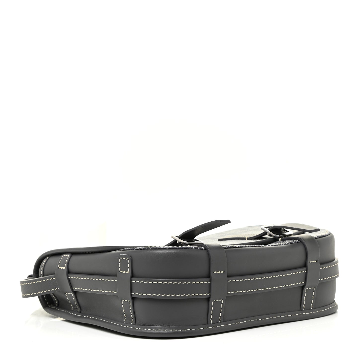 Goyardine Belvedere PM Messenger Bag Grey