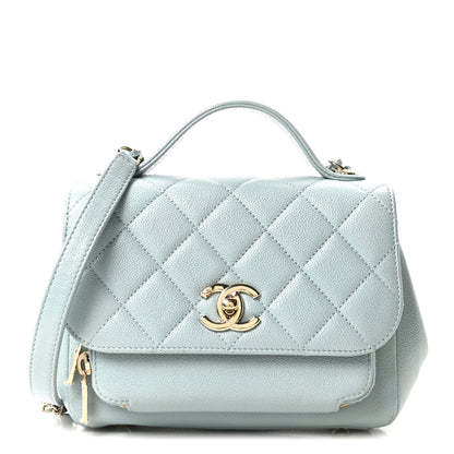 Chanel Caviar Quilted Small Business Affinity Flap Light Blue 1 of 10
