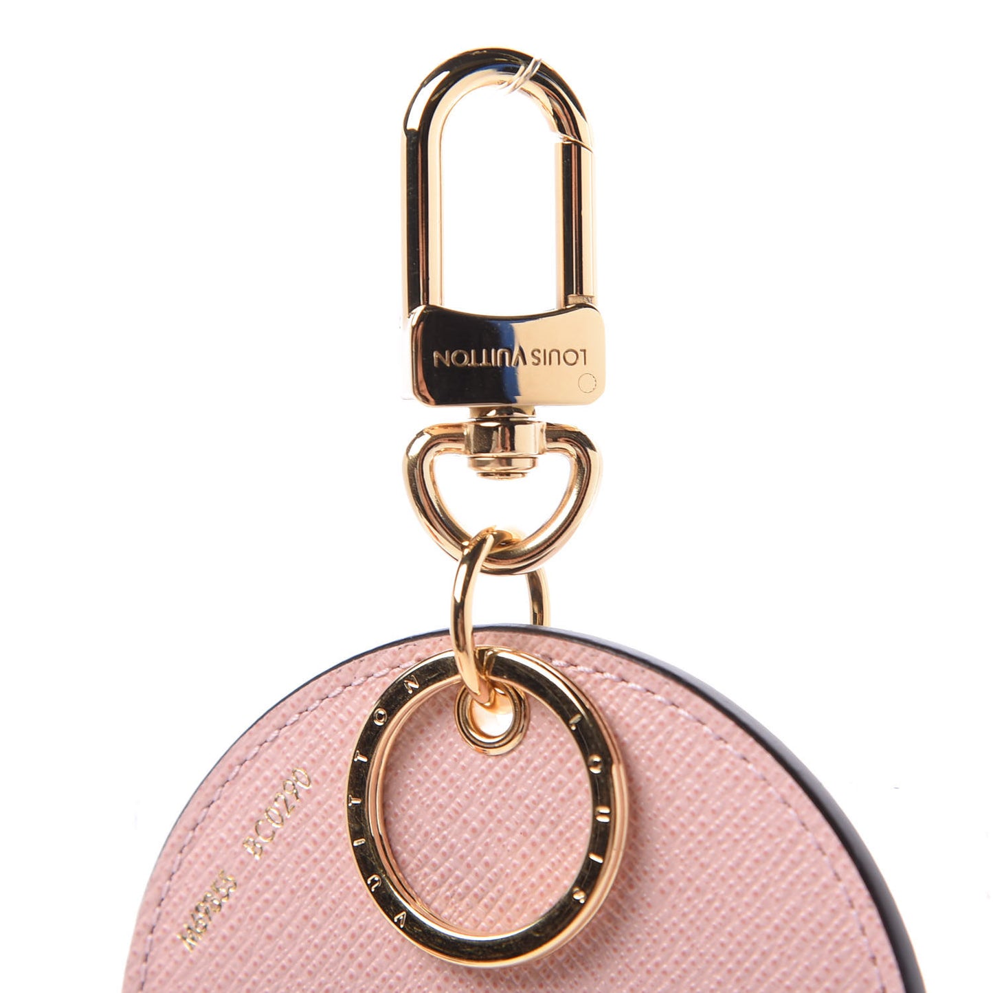 Monogram 2020 Christmas Animation Big Wheel Bag Charm Key Ring Rose Ballerine