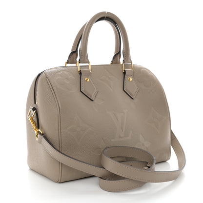 Louis Vuitton Empreinte Monogram Giant Speedy Bandouliere 25 Tourterelle 3 of 9