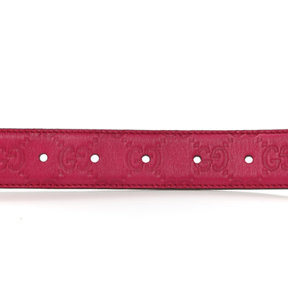 Gucci Guccissima Signature Interlocking G Belt 90 36 Blossom 4 of 5