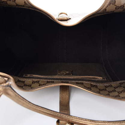 Gucci Crystal Monogram Medium Joy Shoulder Bag Bronze 5 of 7