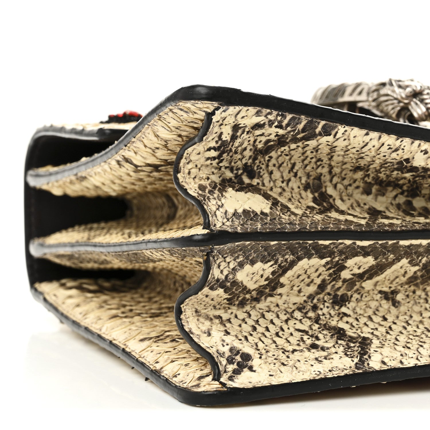 Gucci Snakeskin Bamboo Web Medium L'Aveugle Par Amour Dionysus Top Handle Bag Multicolor 9 of 10