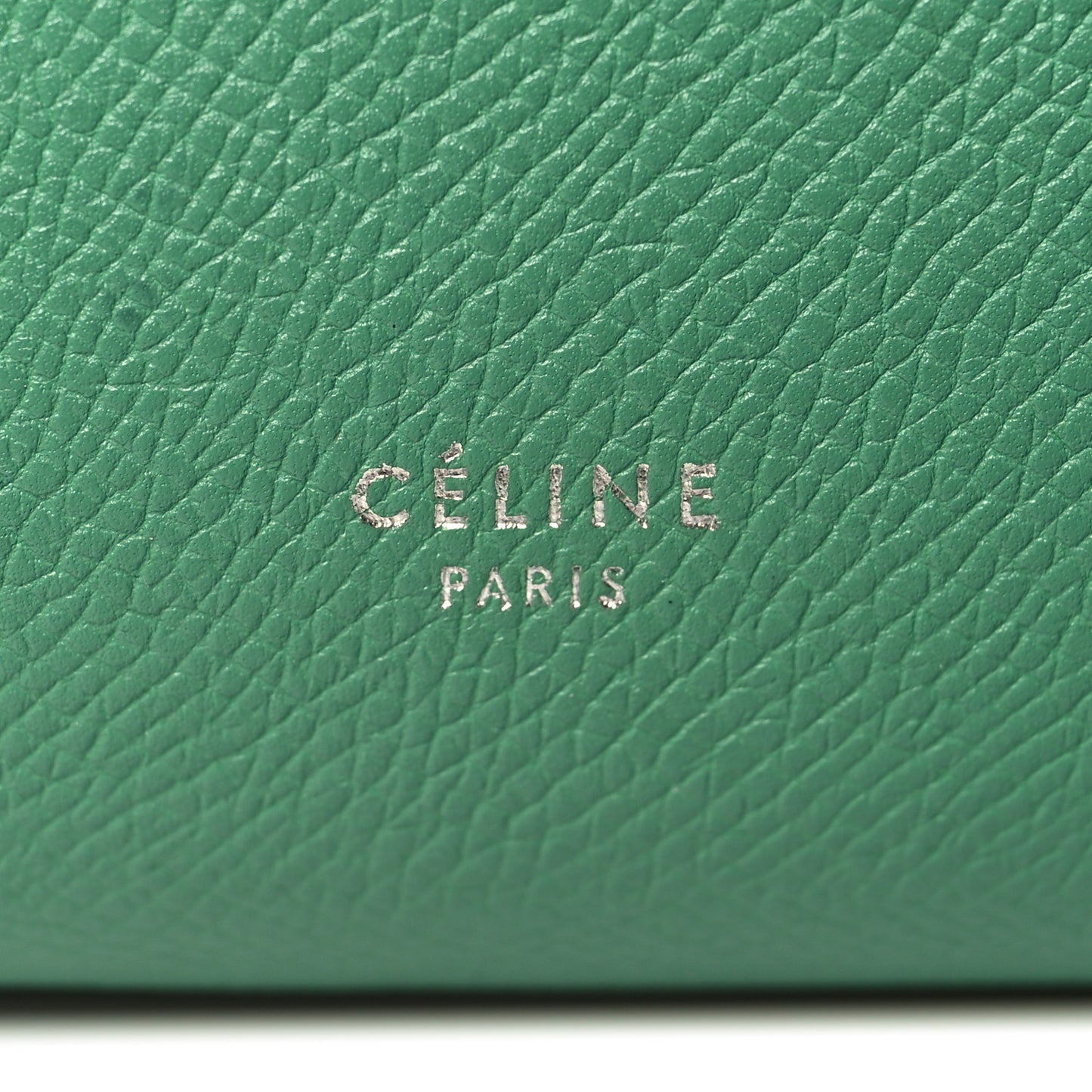 Grained Calfskin Micro Belt Bag Pop Green