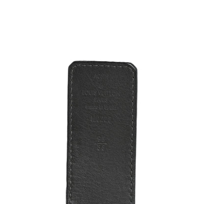 Louis Vuitton Calfskin 40mm LV Optic Reversible Belt 95 38 95 38 Black Anthracite Gray 95/38 Black Anthracite Gray 5 of 6
