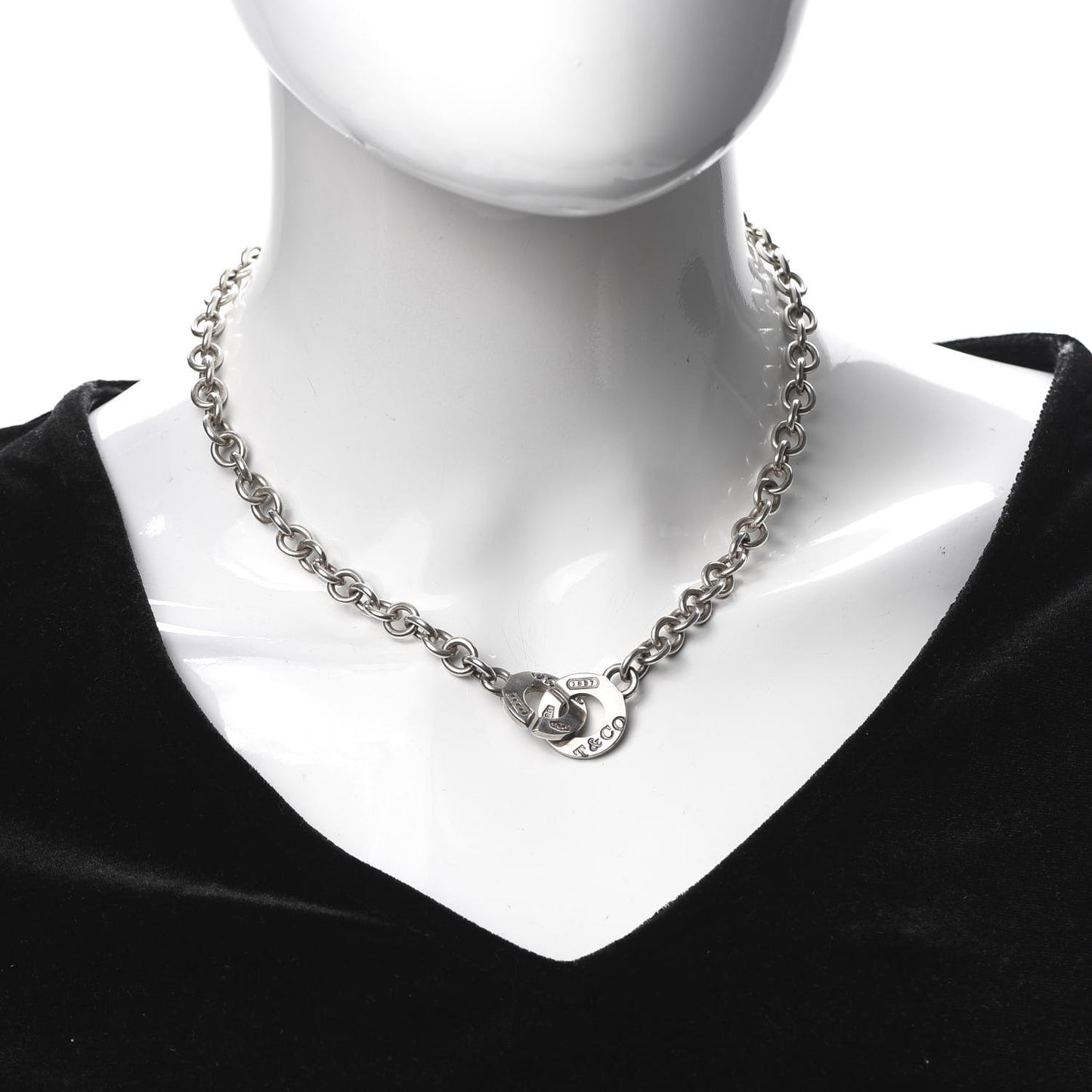 Sterling Silver 1837 Circle Clasp Necklace