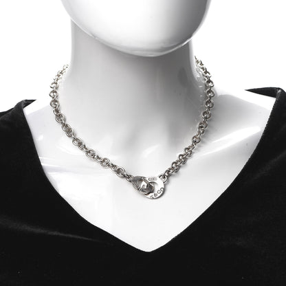 Tiffany Sterling Silver 1837 Circle Clasp Necklace 2 of 4