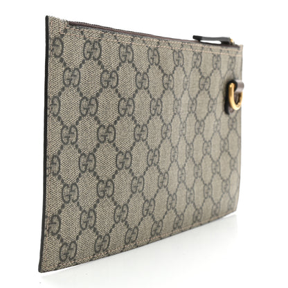 Gucci GG Supreme Monogram Large Ophidia Wristlet Pouch Beige New Acero 3 of 7