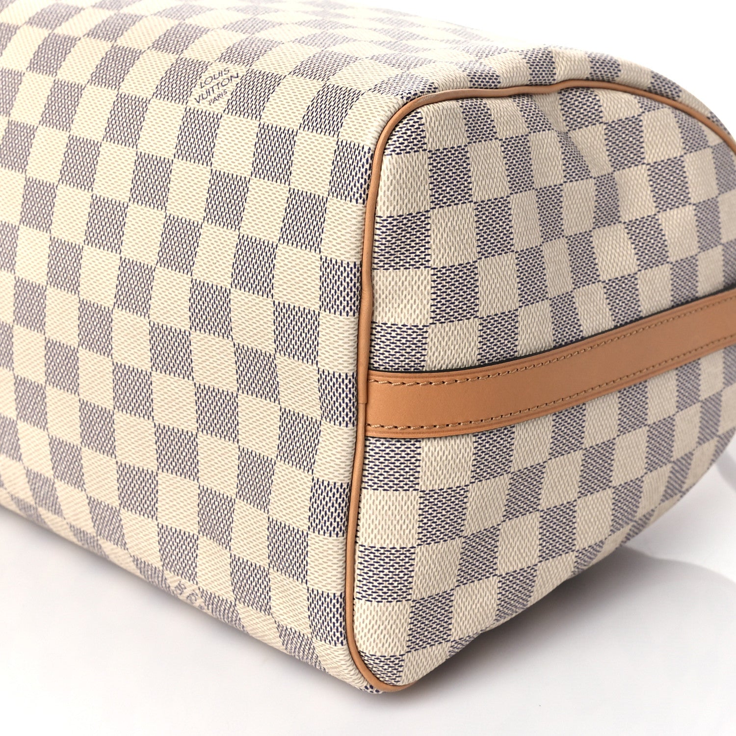 Louis Vuitton Damier Azur Braided Speedy Bandouliere 30 Blue 9 of 9