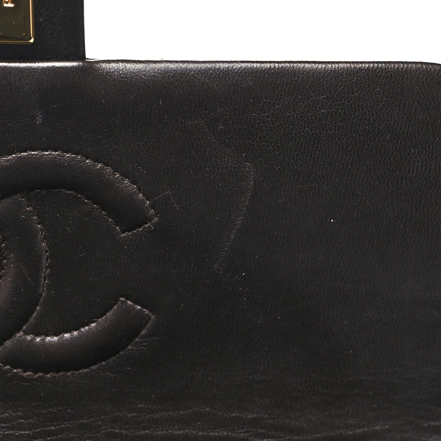 Chanel Lambskin Quilted Small Single Flap Brown 12 of 13