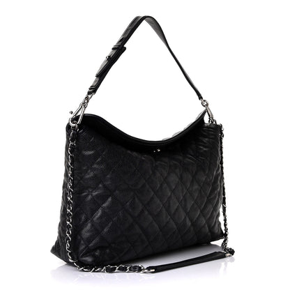 Chanel Caviar Quilted French Riviera Hobo Black 2 of 5
