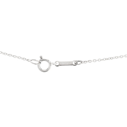 Tiffany Sterling Silver 14mm Elsa Peretti Open Heart Pendant Necklace 4 of 5