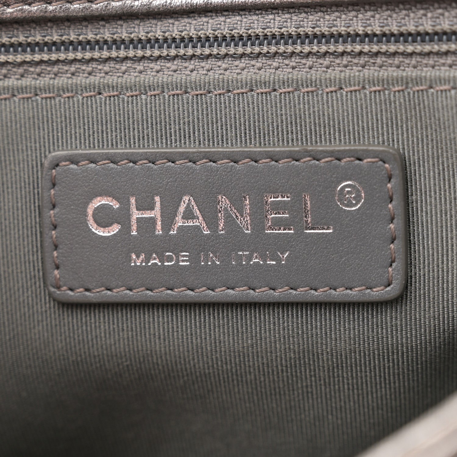 Chanel Metallic Calfskin Quilted Casual Pocket Messenger Flap Silver 6 of 11