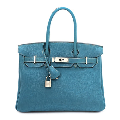 Hermes Togo Birkin 30 Blue Jean 1 of 10
